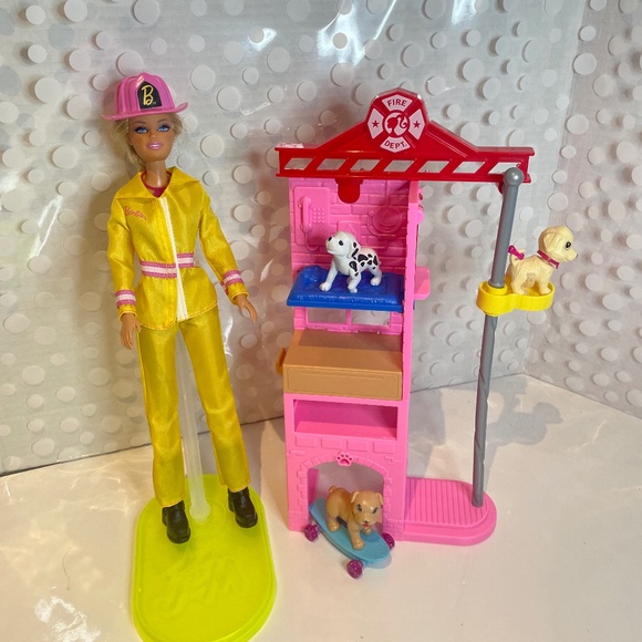Barbie Other - Barbie Careers 🔥🚒Firefighter playset